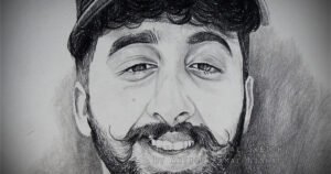 A GLORIOUS SMILE | Pencil & Charcoal Sketch This is a Handmade/hand-drawn Sketch made with Pencil & Charcoal “A GLORIOUS SMILE”.  One of my client/customer (FEMALE) wanted me to draw this portrait for a birthday gift.  SIZE: A3  Created by © Kamal Nishad. All rights reserved. kamalnishad.com +91 9501247988