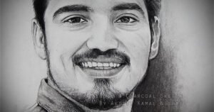 BABALDEEP SIDHU | Pencil & Charcoal Sketch This is a Handmade Sketch made with Pencil & Charcoal “BABALDEEP SIDHU”.  One of my client/customer (FEMALE) wanted me to draw his special friend’s portrait for his friend’s birthday present. So I did this sketch for her.  SIZE: A3  Created by © Kamal Nishad. All rights reserved. kamalnishad.com