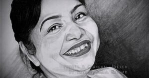 ECSTATIC | Pencil & Charcoal Sketch Title : ECSTATIC Medium : Pencil & Charcoal Sketch Size : A3 Paper size (Sketch size 18.5 x 23.7 cm*) Artist : Kamal Nishad    This is a Handmade/hand-drawn Sketch made with Pencil & Charcoal “ECSTATIC”.  This is a Birthday Gift from One of my Client/Friend to her Mom. “HAPPY BIRTHDAY ?? ? ?”  SIZE: Paper size A3 (work area 11.7 x 16.5 inches *estimated)  Created by © Kamal Nishad. All rights reserved. kamalnishad.com