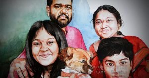 A-FAMILY-Watercolor-Painting-by-Artist-Kamal-Nishad-91-9501247988-www.kamalnishad.com1200x630