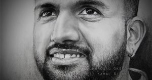 A-HAPPY-MAN-pencil-and-charcoal-sketch-by-Artist-Kamal-Nishad-www.kamalnishad.com-91-9501247988_-1200-x-630