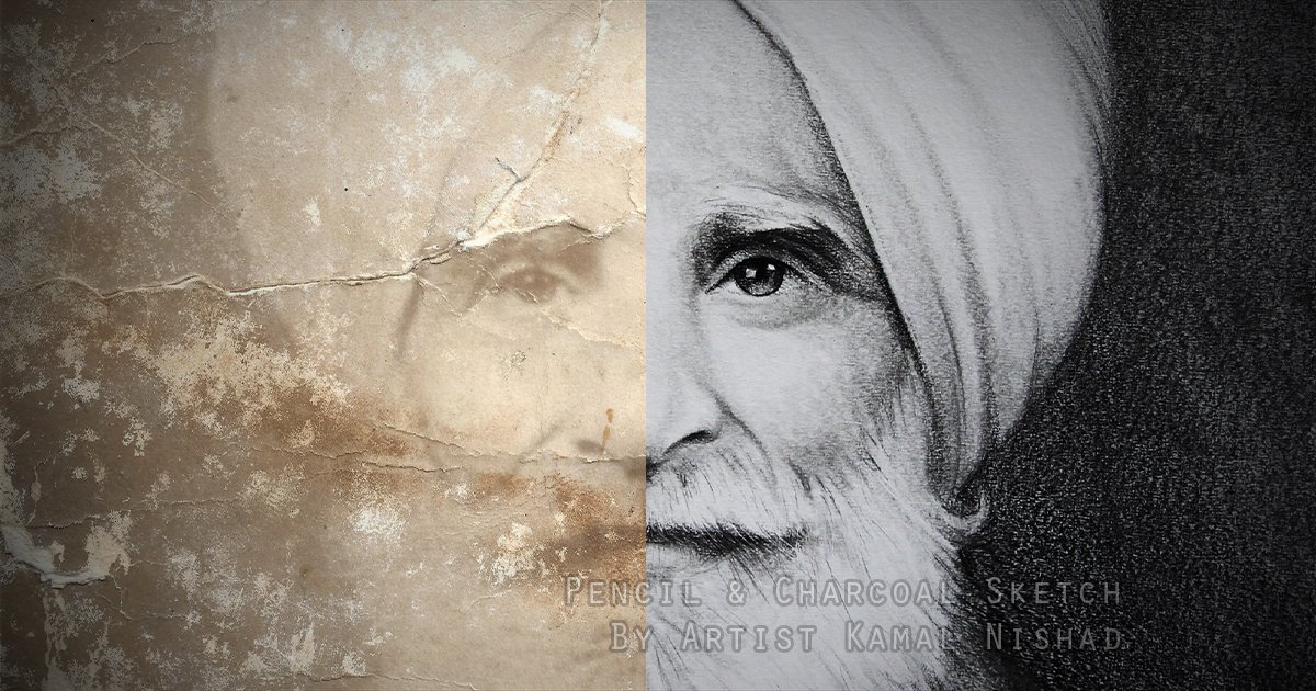 PHOTO-RESTORATION-WITH-SKETCH-Pencil-Charcoal-Sketch-by-Artist-Kamal-Nishad-91-9501247988_-1200-x-630_-www.kamalnishad.com_