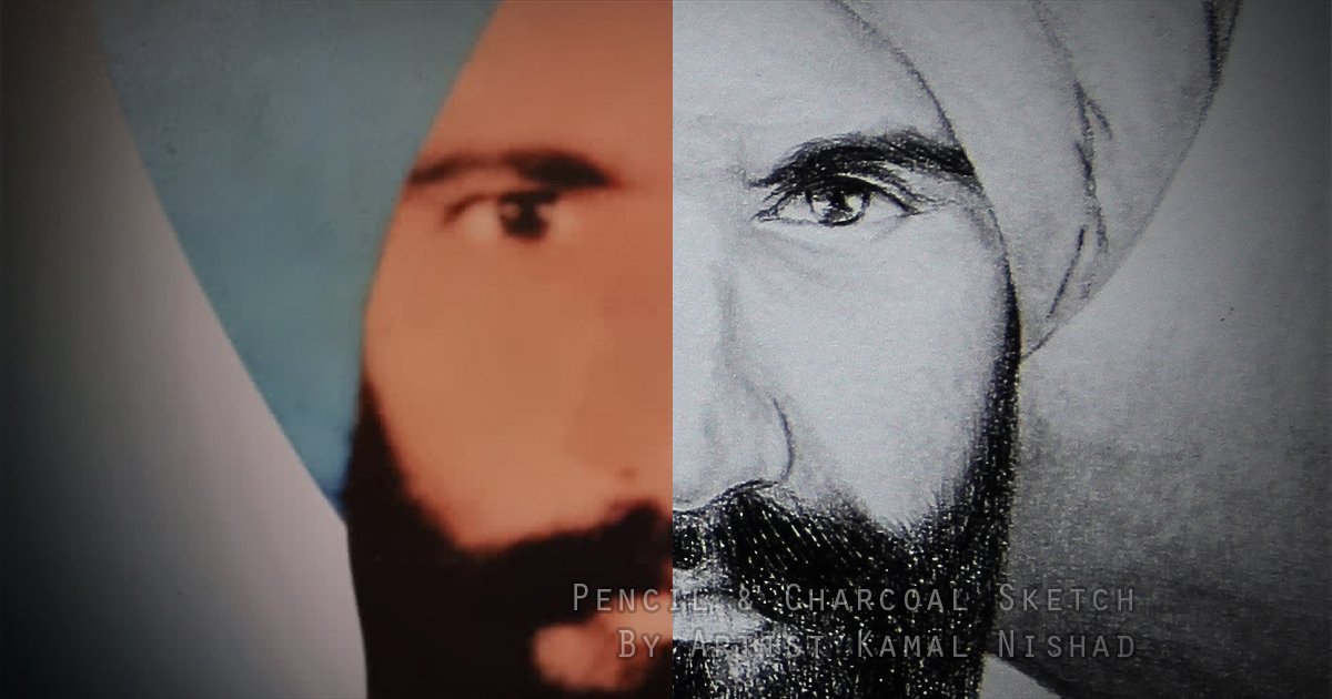 PHOTO RESTORATION WITH SKETCH (2) A PUNJABI FAMILY - Pencil and Charcoal Sketch _ by Artist Kamal Nishad +91 9501247988_ 1200x630